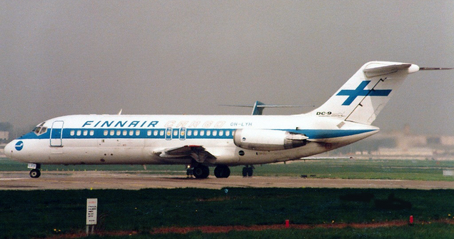 Finnair Douglas DC-9. The DC-9 formed the basis for an entire family of airliners which included the MD-80. (Torsten Maiwald)
